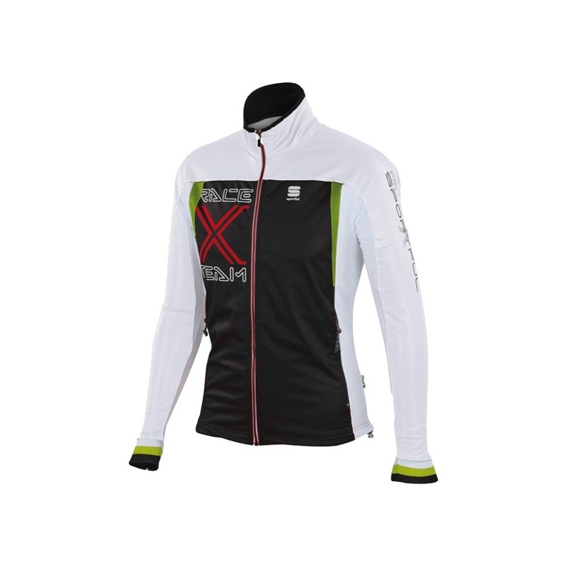 Sportful Worldloppet Softshell Jacket schwarz-weiss Sportful Worldloppet Softshell Jacket schwarz-weiss